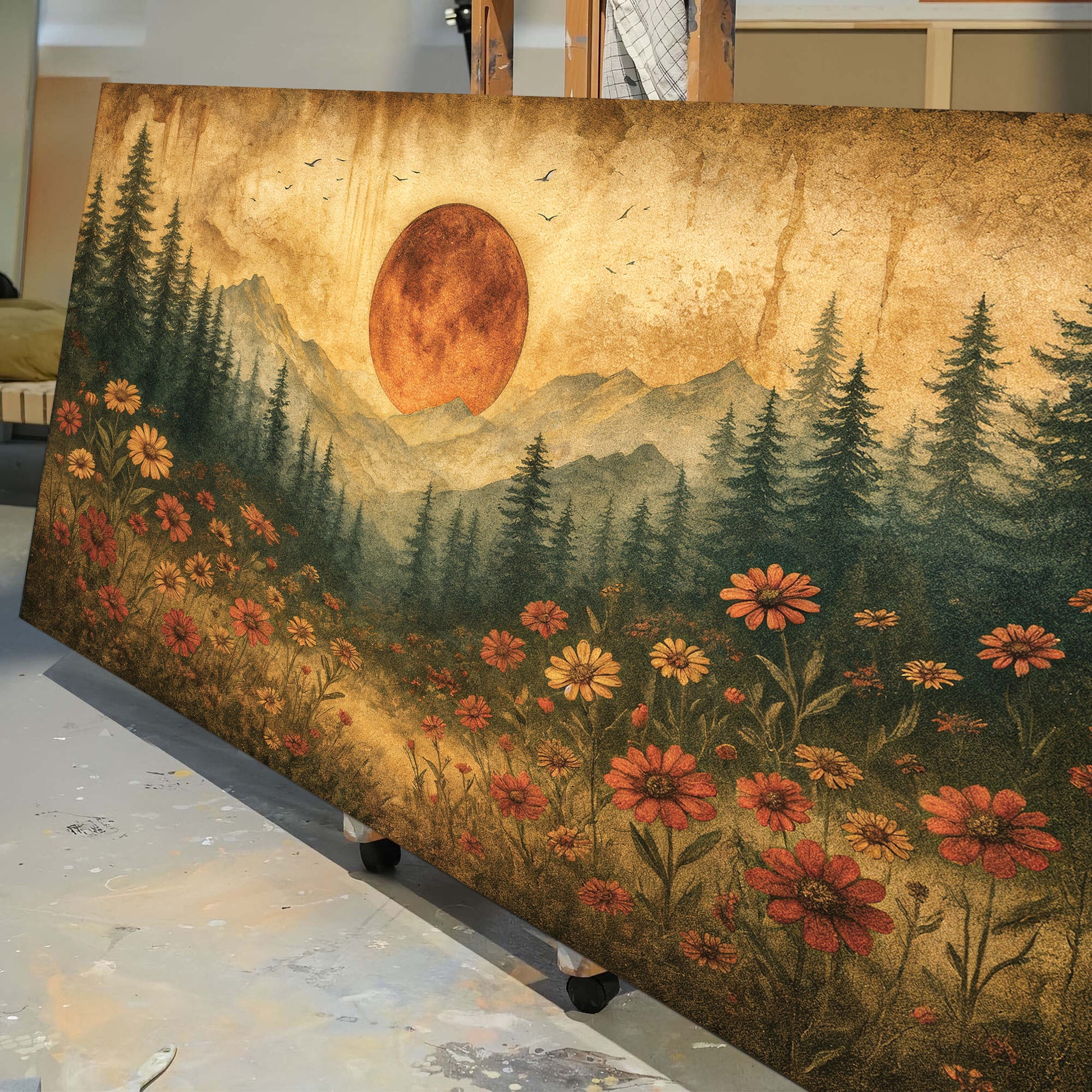 Vintage Wildflowers Wall Art III