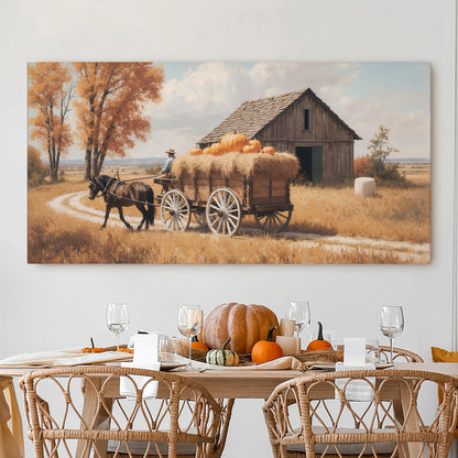 Hay Rides With Grampa Wall Art