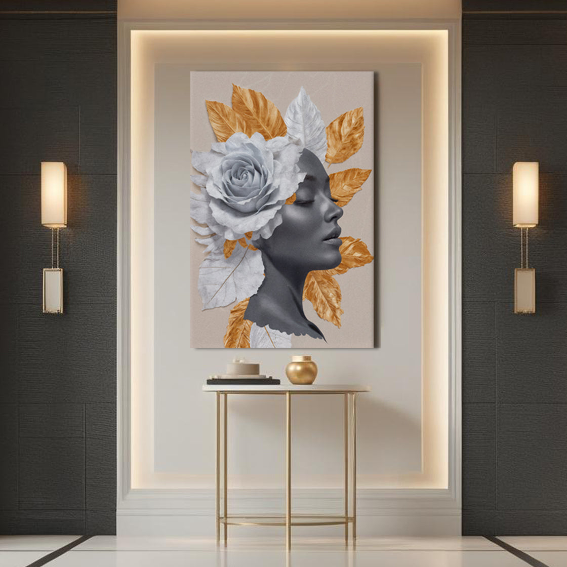 Floral Majesty Wall Art IV