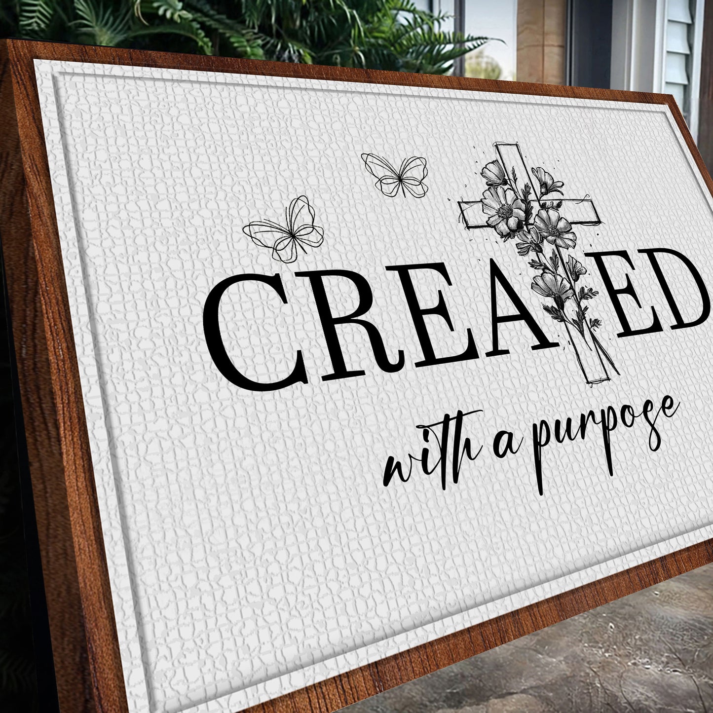 Created With A Purpose Faith Sign II