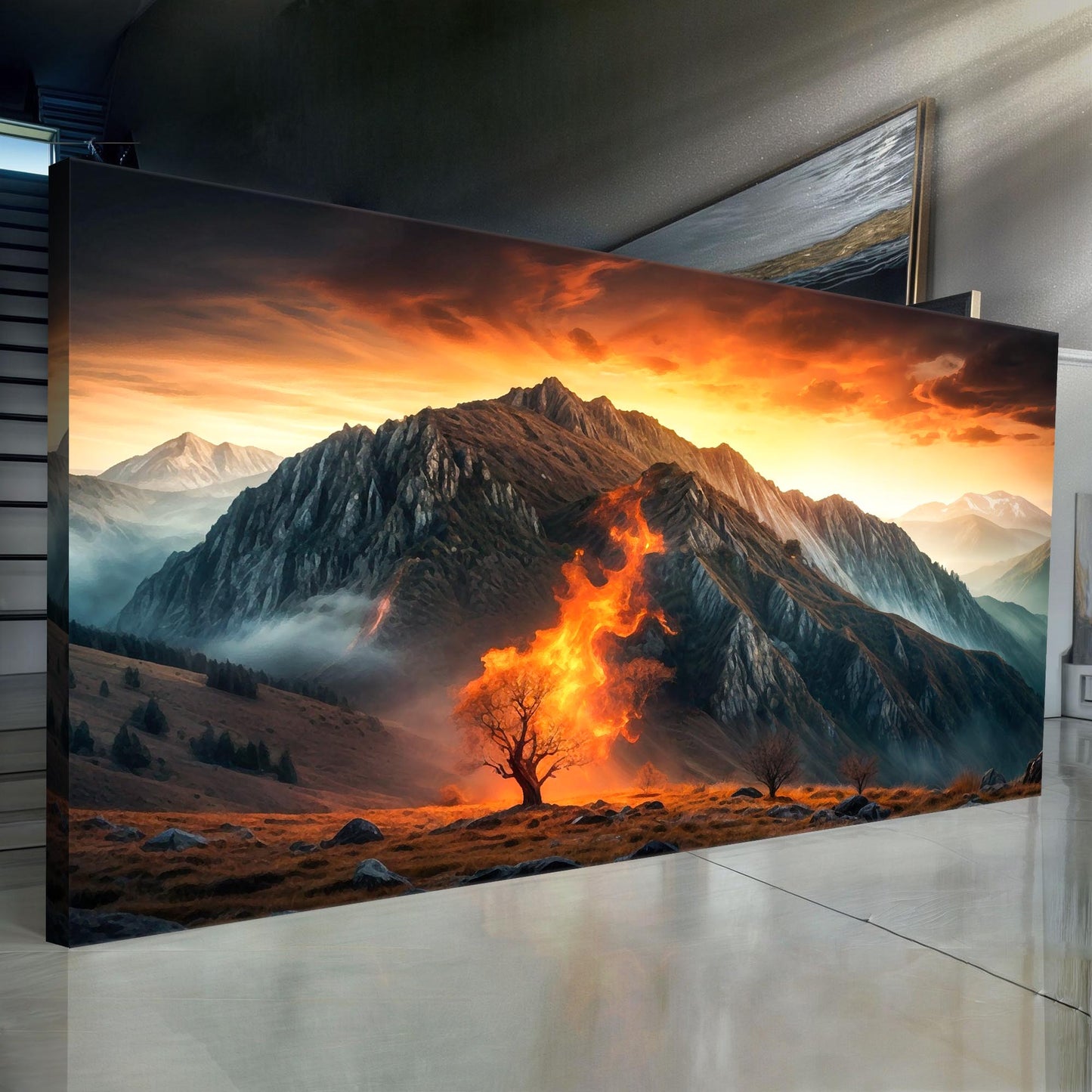 Burning Bush - Faith Wall Art XIII