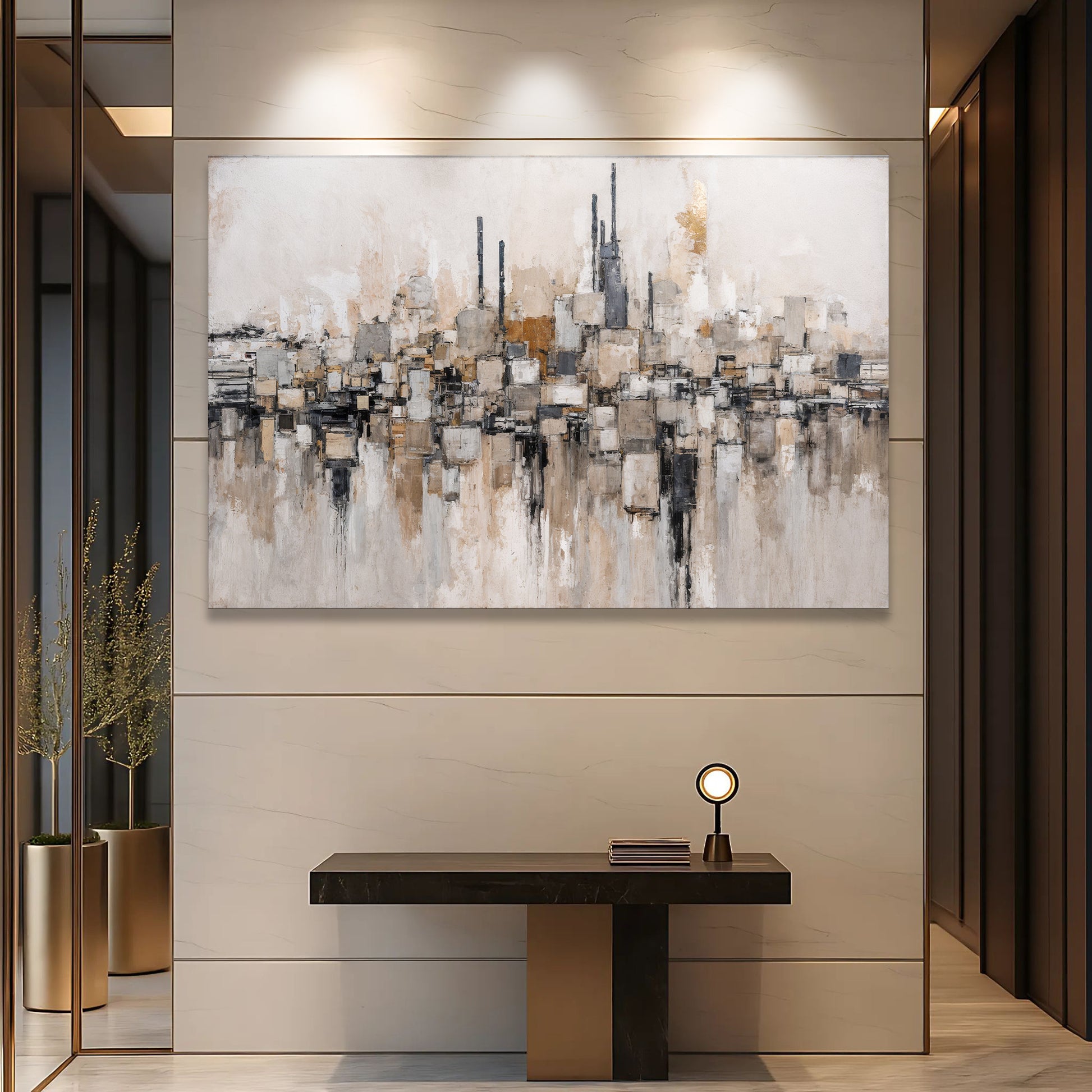 Urban Reflections Abstract Wall Art