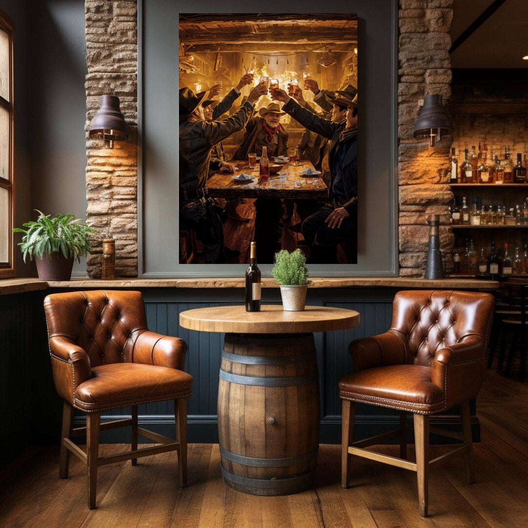 Cowboys Last Round Wall Art