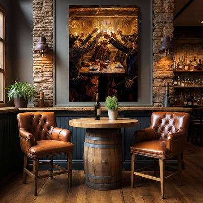 Cowboys Last Round Wall Art