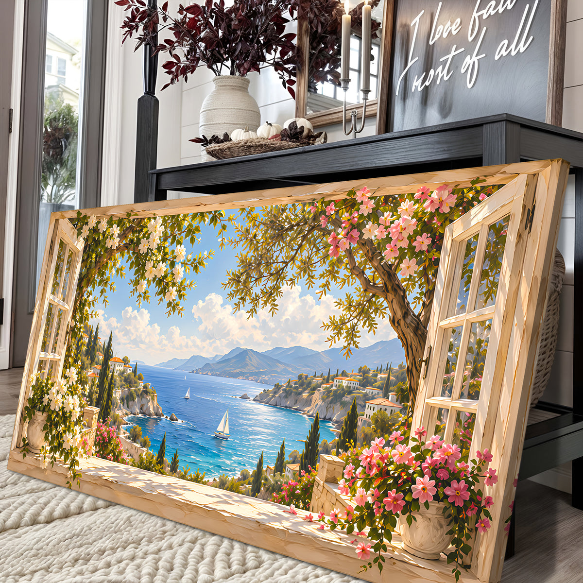 Coastal Window View