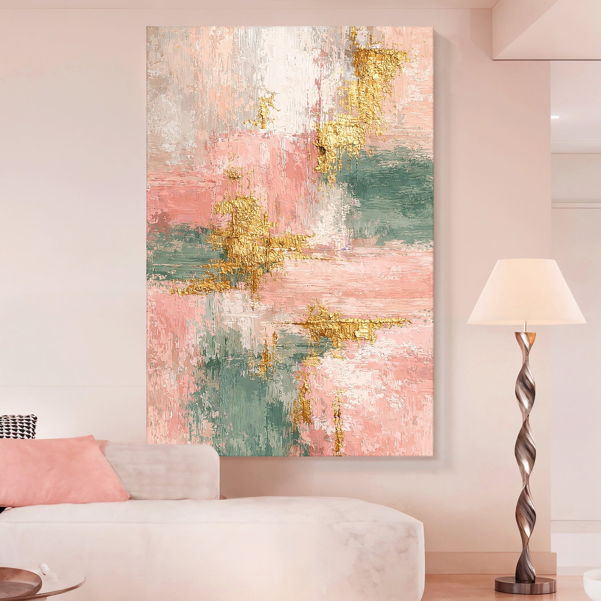 Fragments of Soft Gold Wall Art