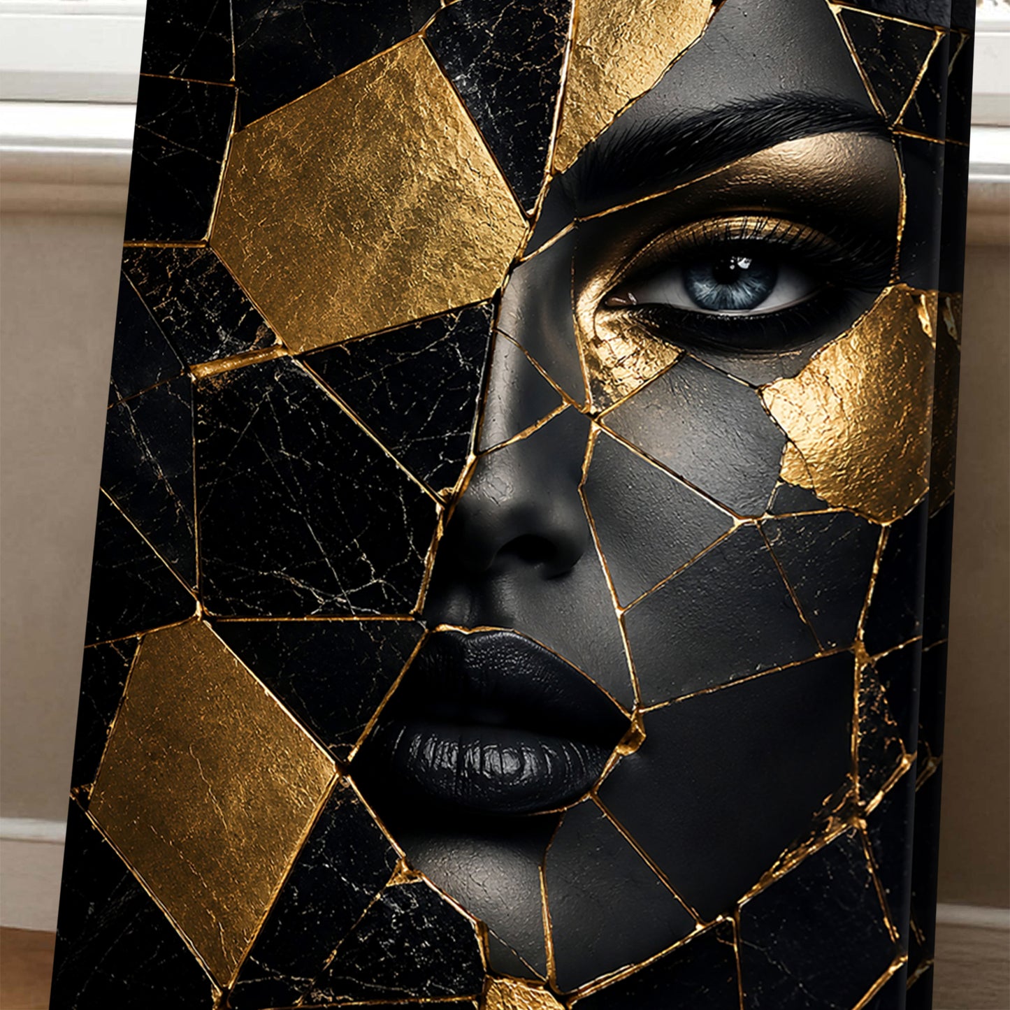 Golden Mosaic Beauty