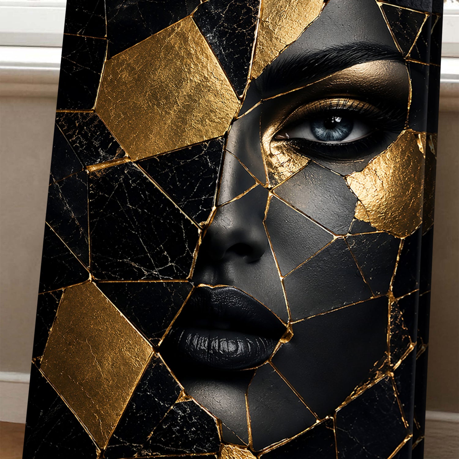 Golden Mosaic Beauty