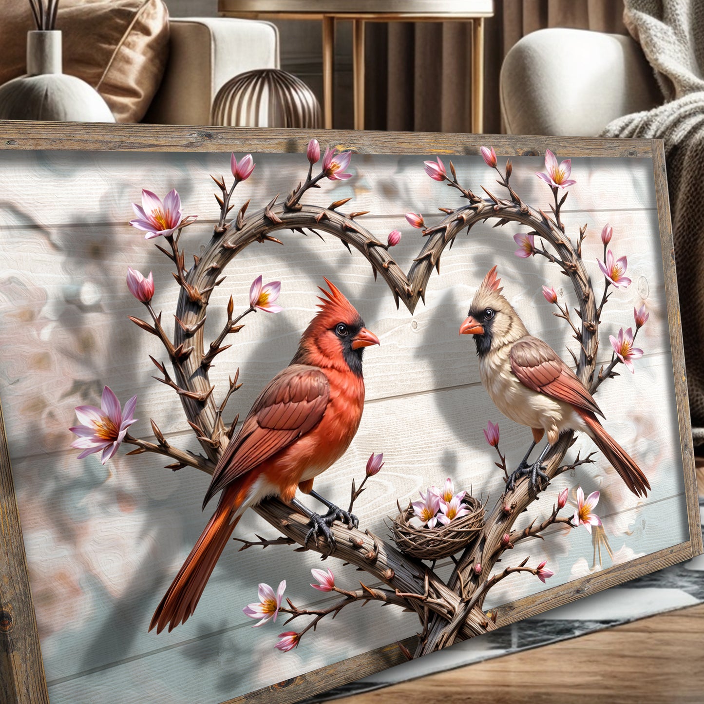 3D Cardinals Wall Art V