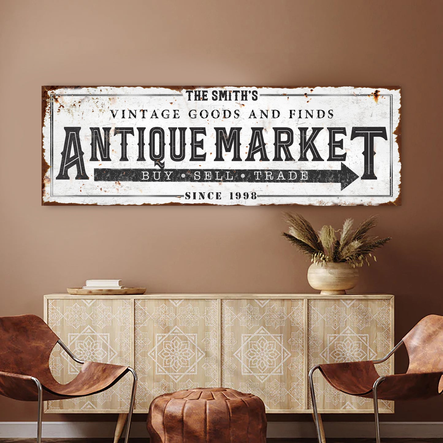 Vintage Antique Market Sign II