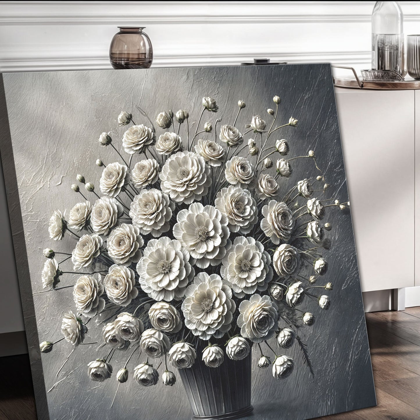 Flower Texture Wall Art