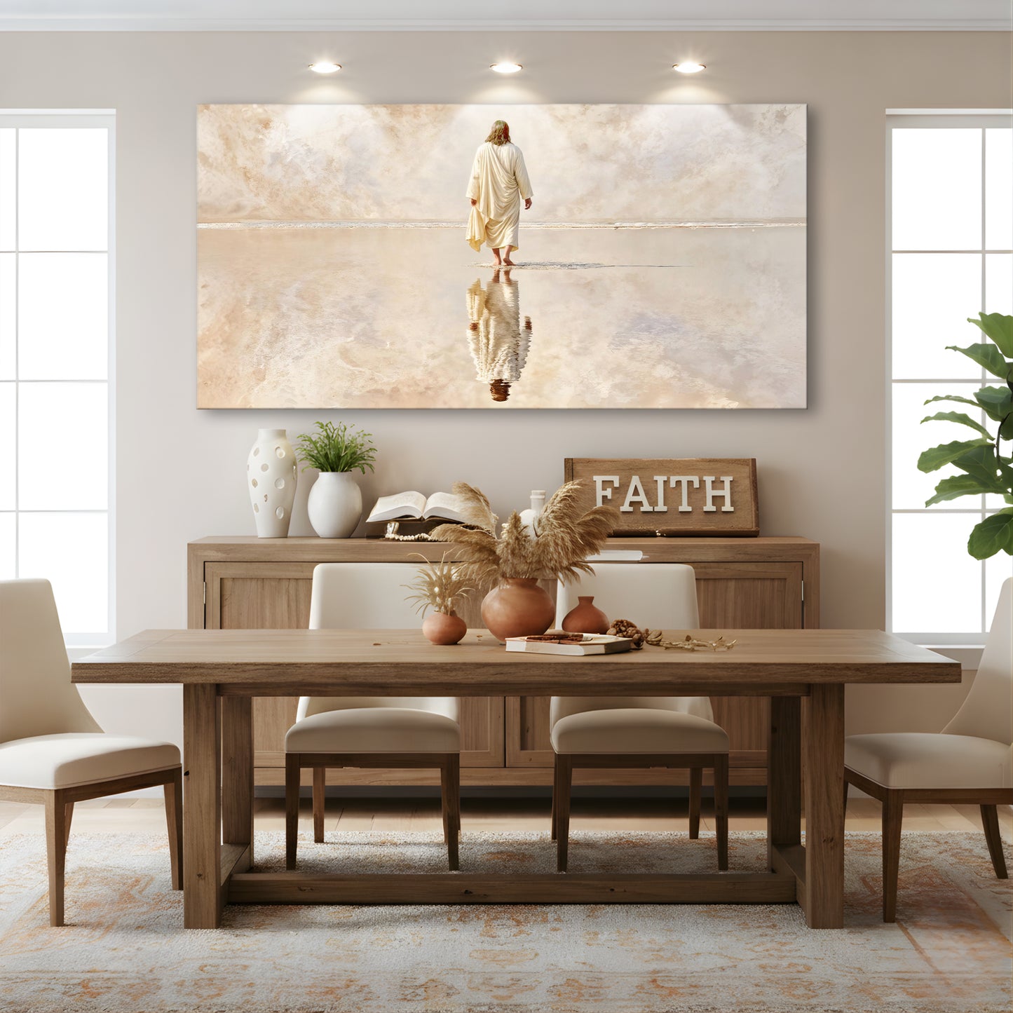 Reflections of Jesus Faith Wall Art