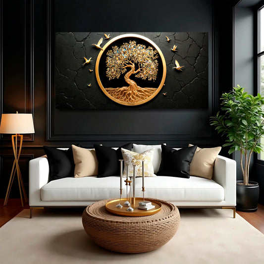 3D Celtic Minimalist Tree of Life Wall Art