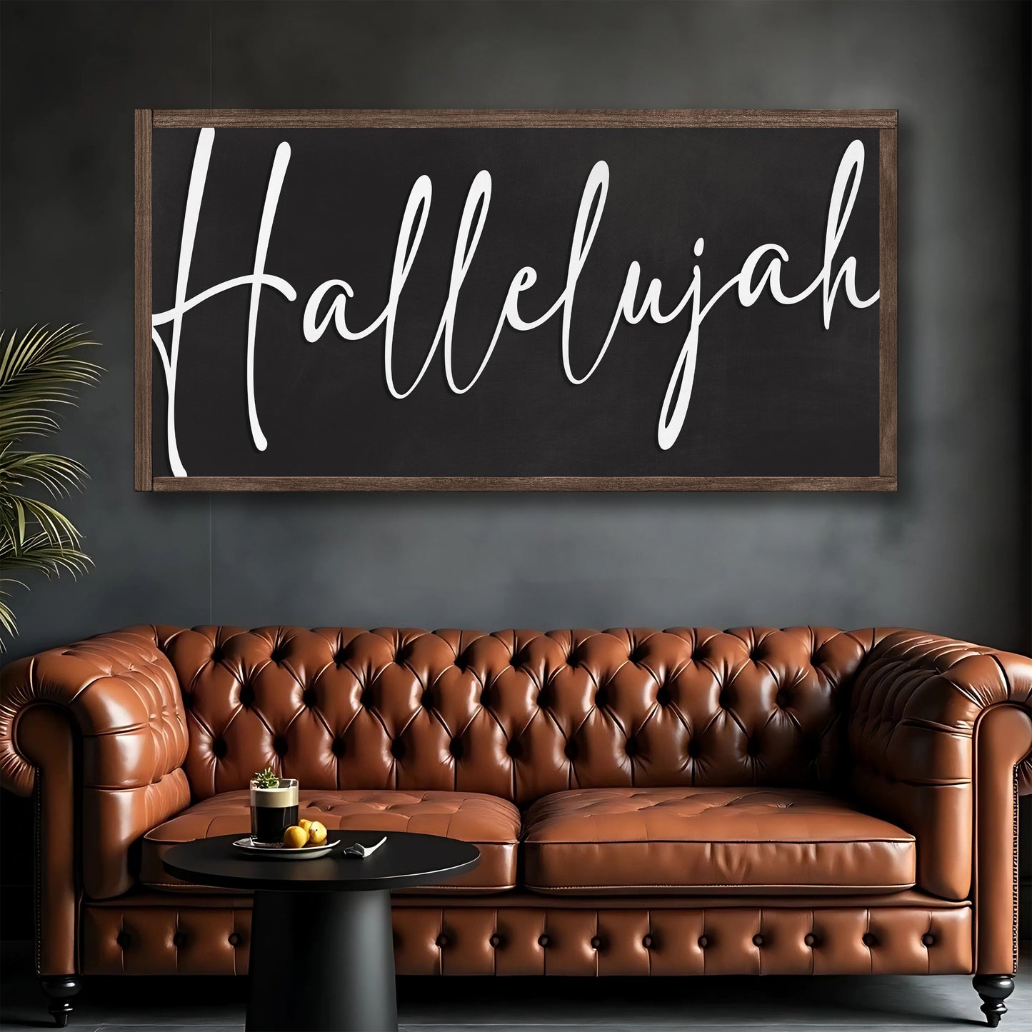 Rustic Hallelujah Faith Sign IV