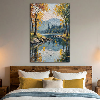 Whispers of Autumn Abstract Wall Art
