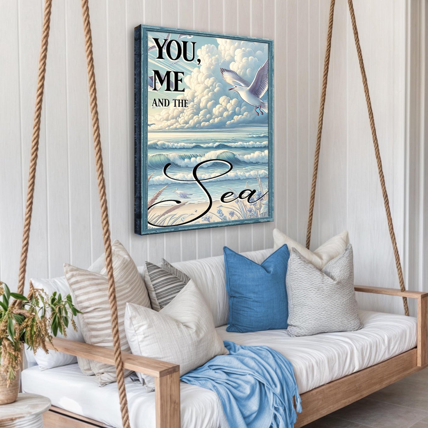 You Me and the Sea Coastal Sign IV