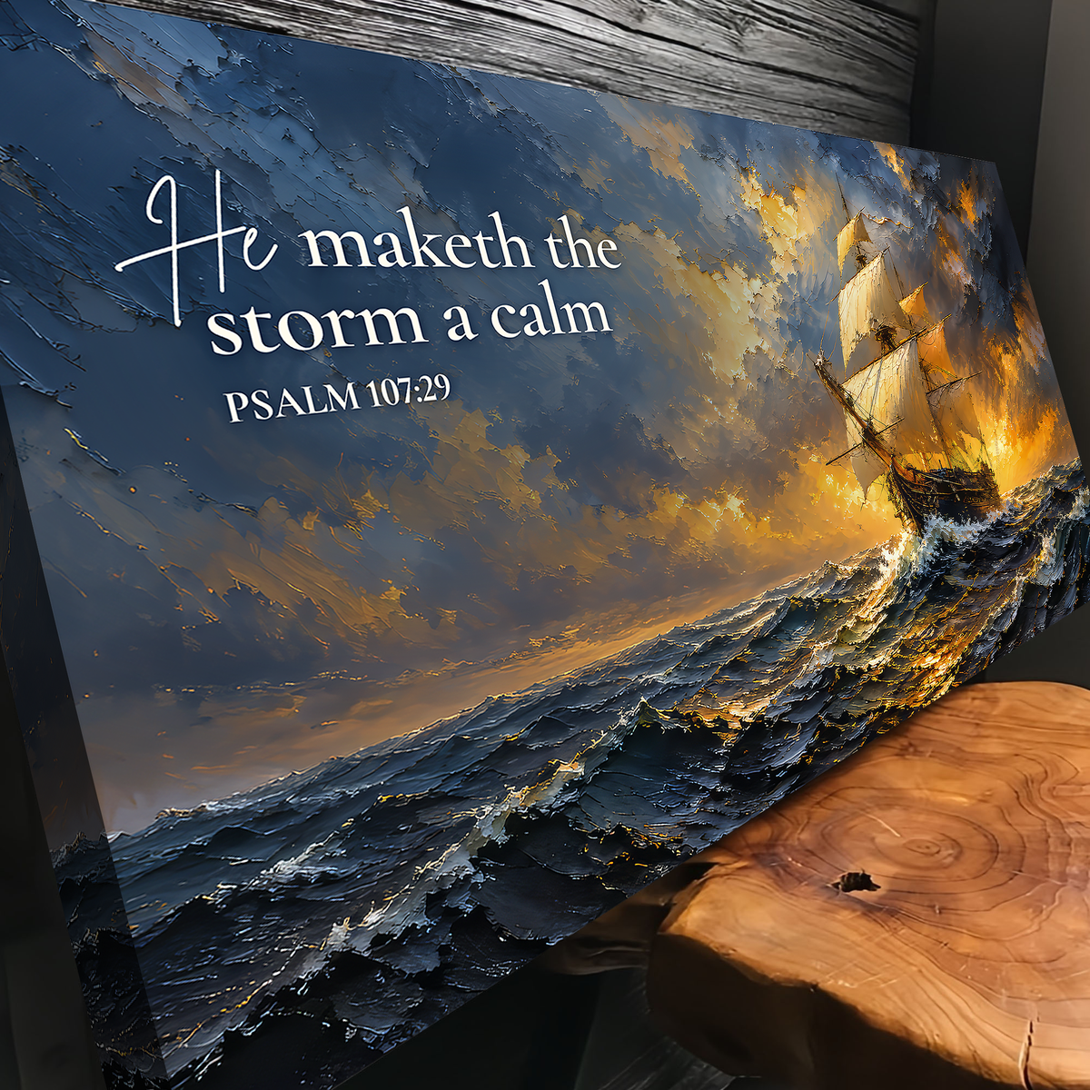 He Maketh the Storm Calm - Psalm 107:29