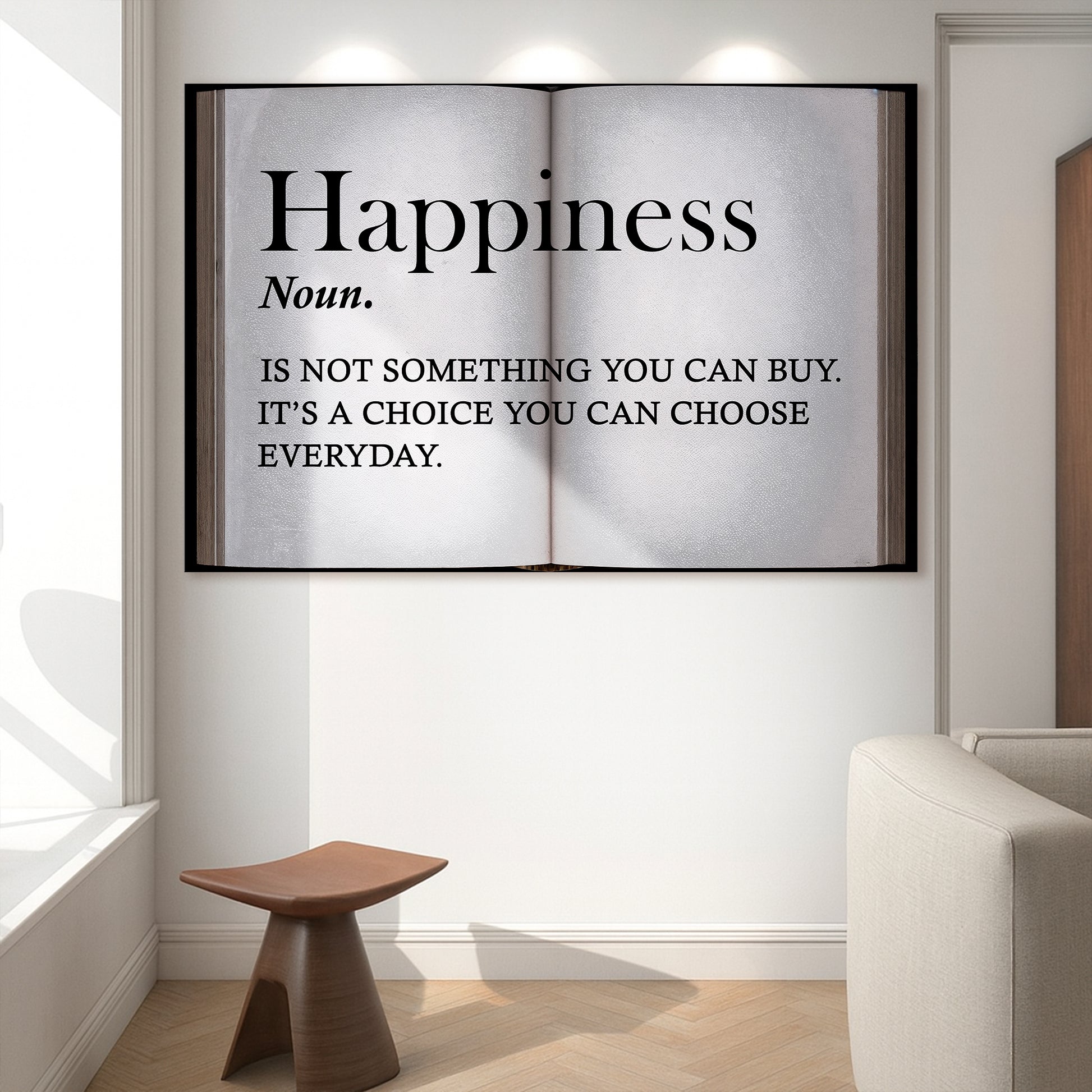 Happiness Is A Choice Wall Sign