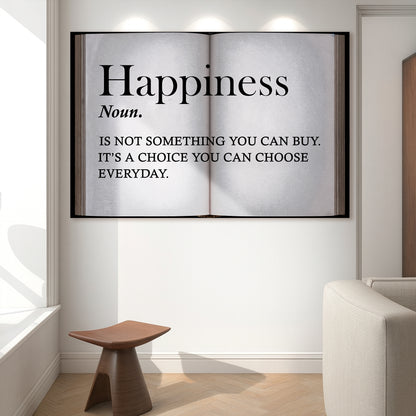 Happiness Is A Choice Wall Sign