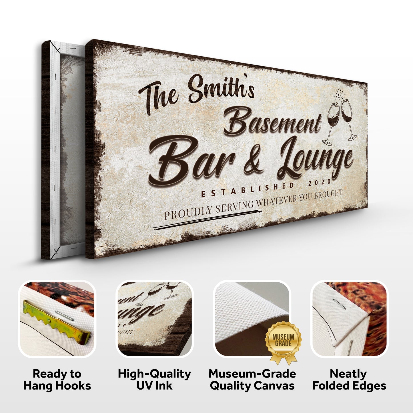Basement Bar And Lounge Sign II (Free Shipping)