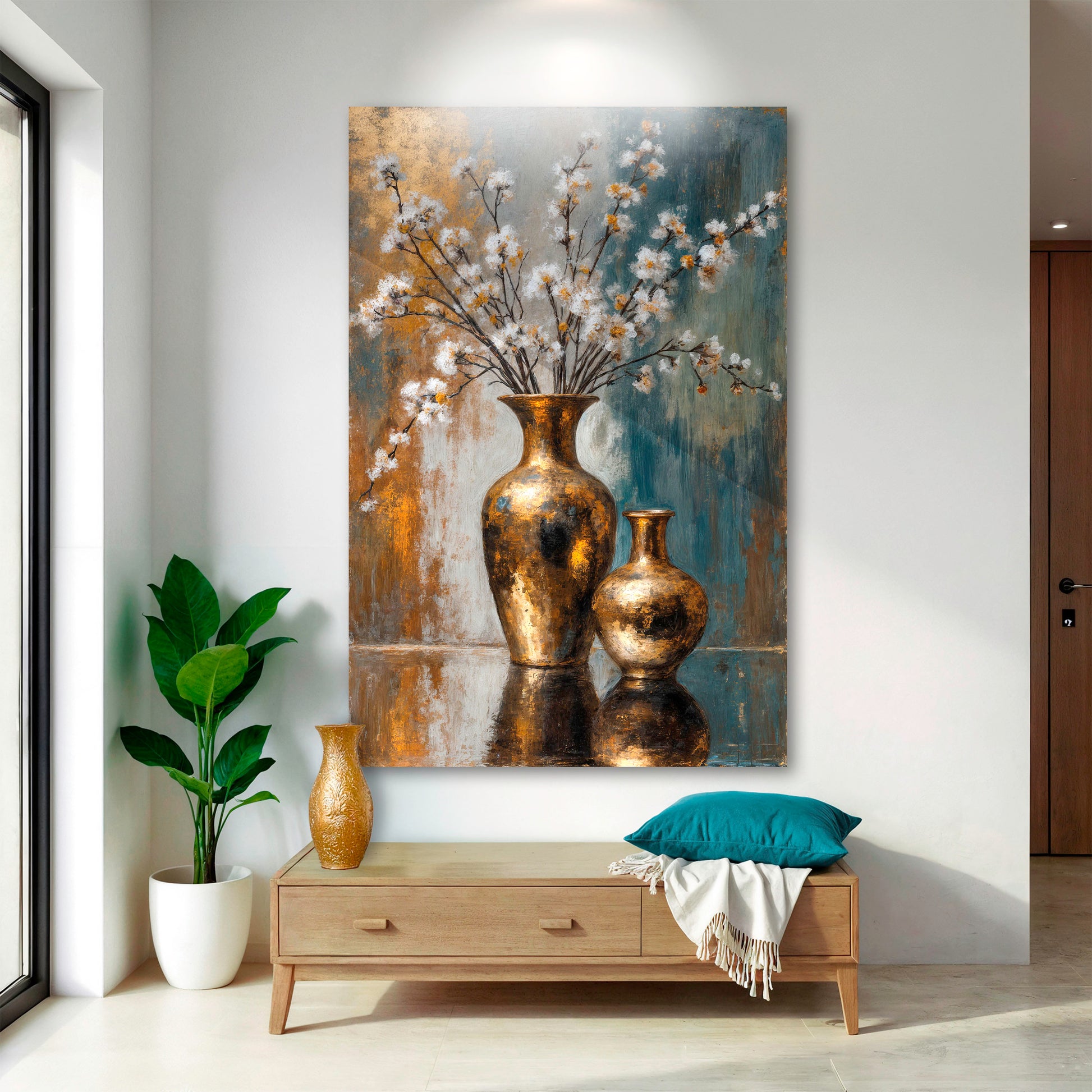 Vintage Vased Floral Wall Art