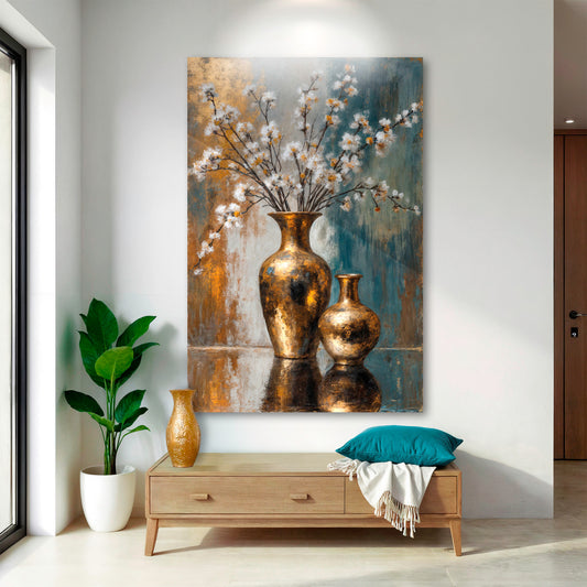 Vintage Vased Floral Wall Art