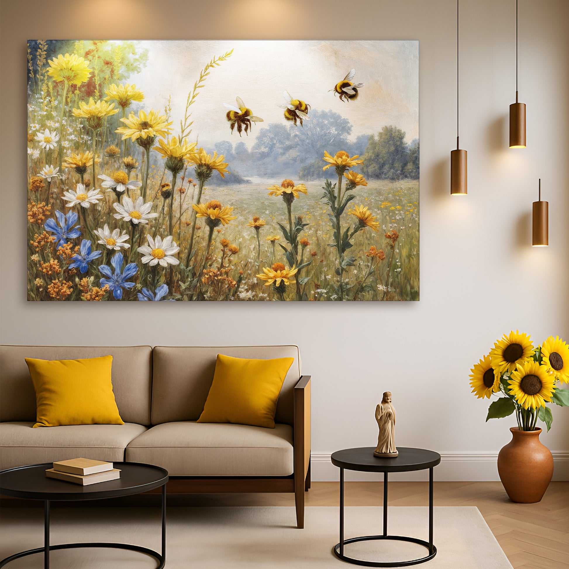 Vintage Wildflowers Wall Art