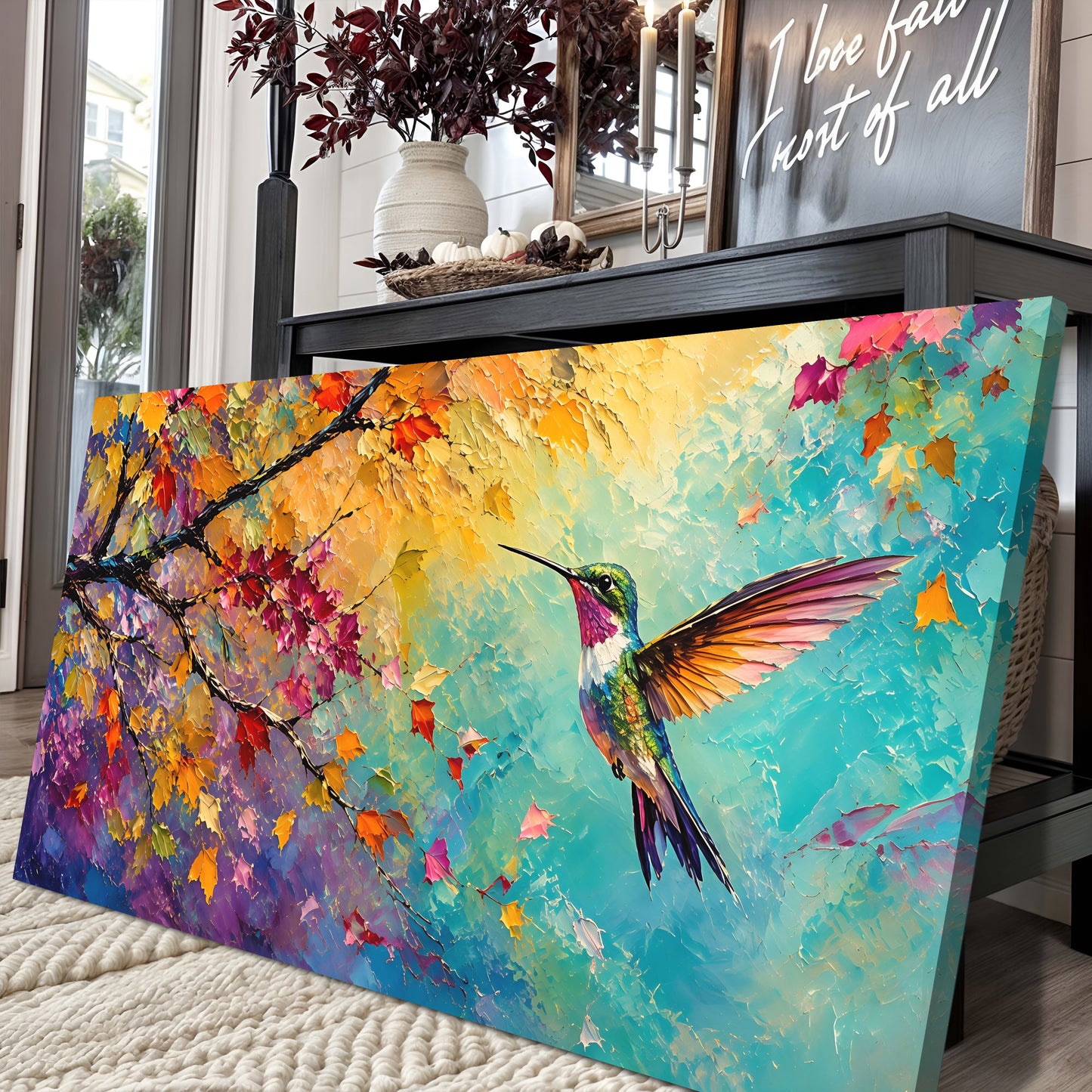 Autumn Hummingbird Bliss
