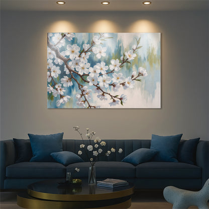 Pastel Plum Blossoms Wall Art