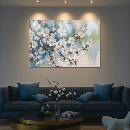 Pastel Plum Blossoms Wall Art