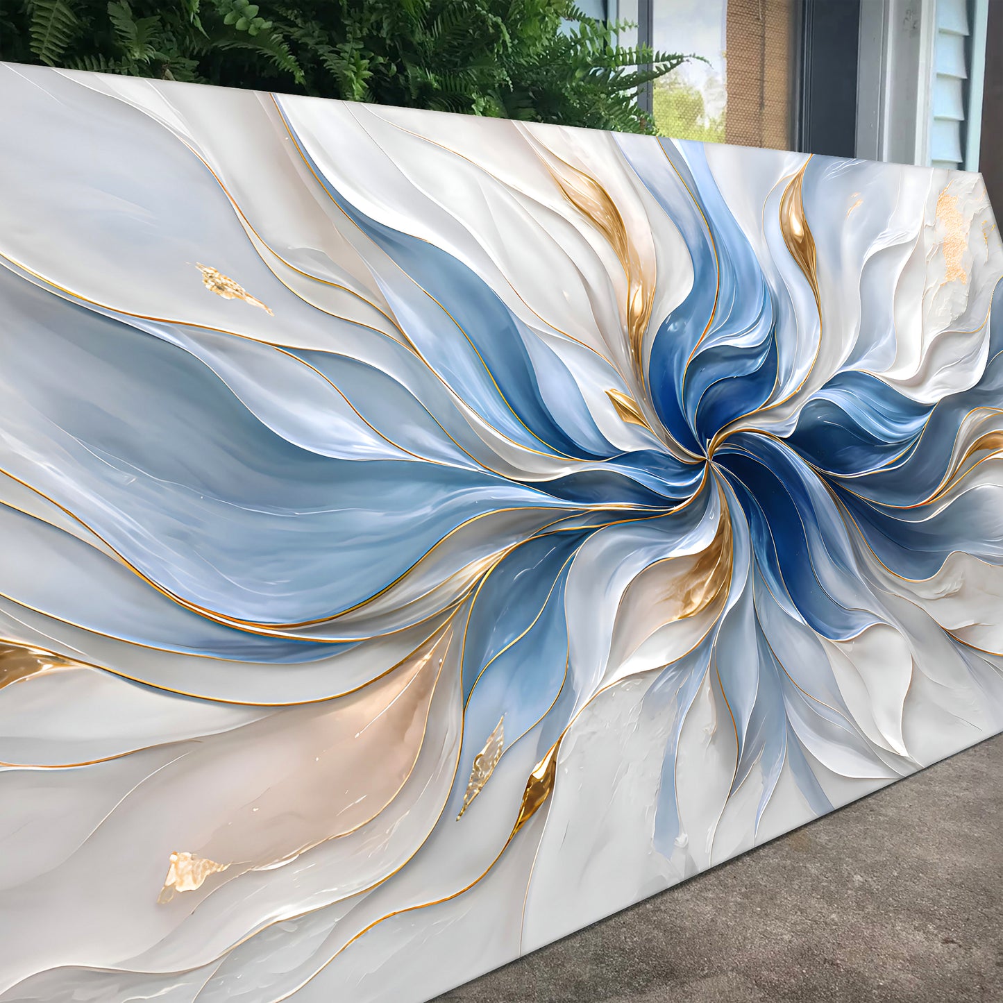 Azure Bloom Symphony