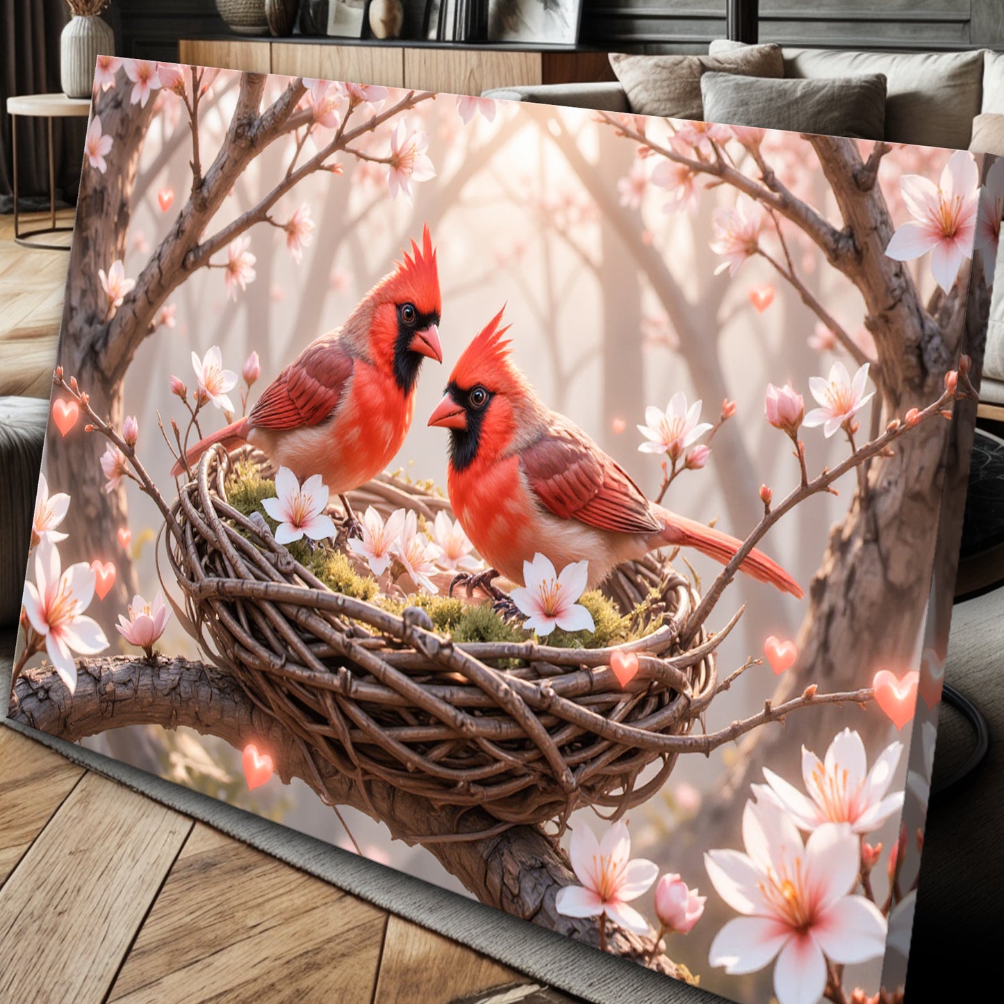 3D Cardinals Wall Art