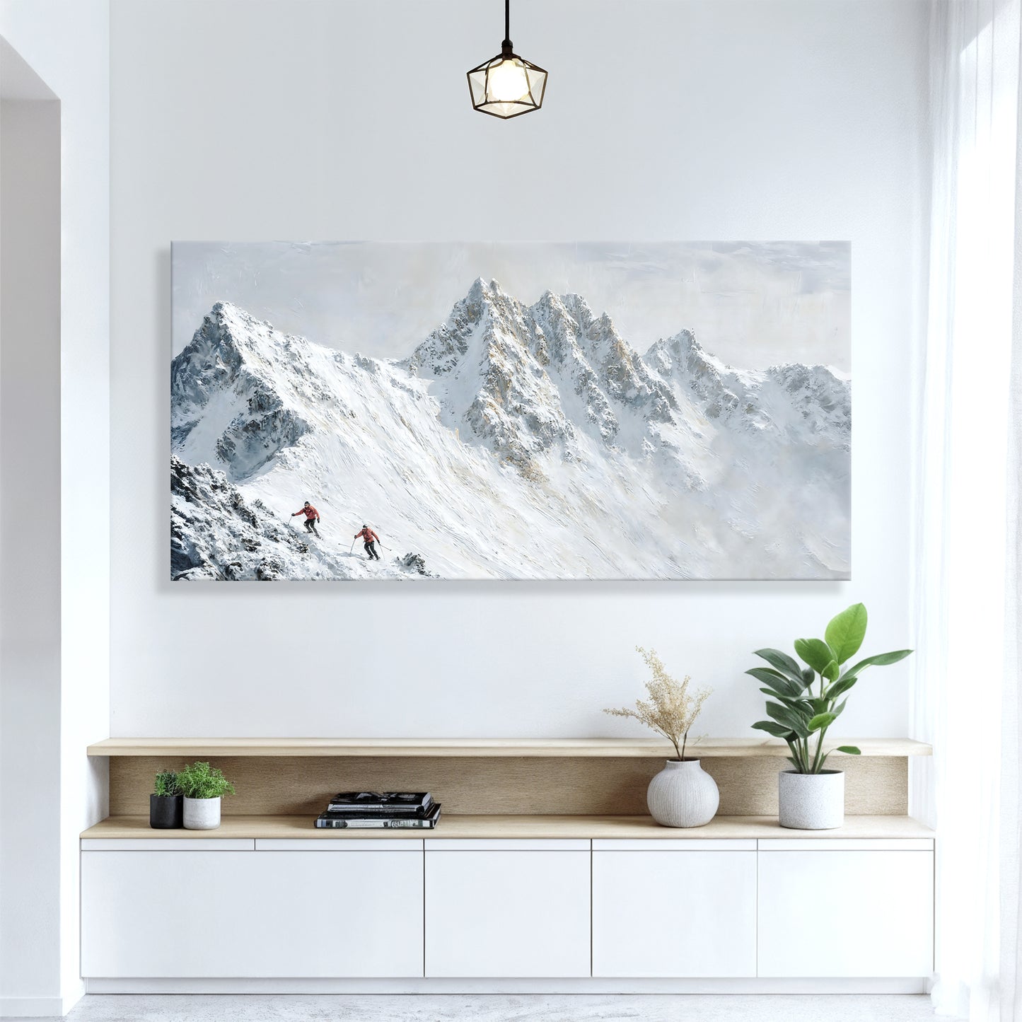 Pastel Mountain Art Wall Art