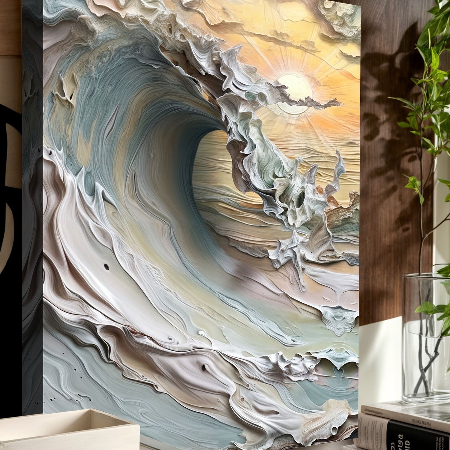 Giant Waves Seascape Wall Art