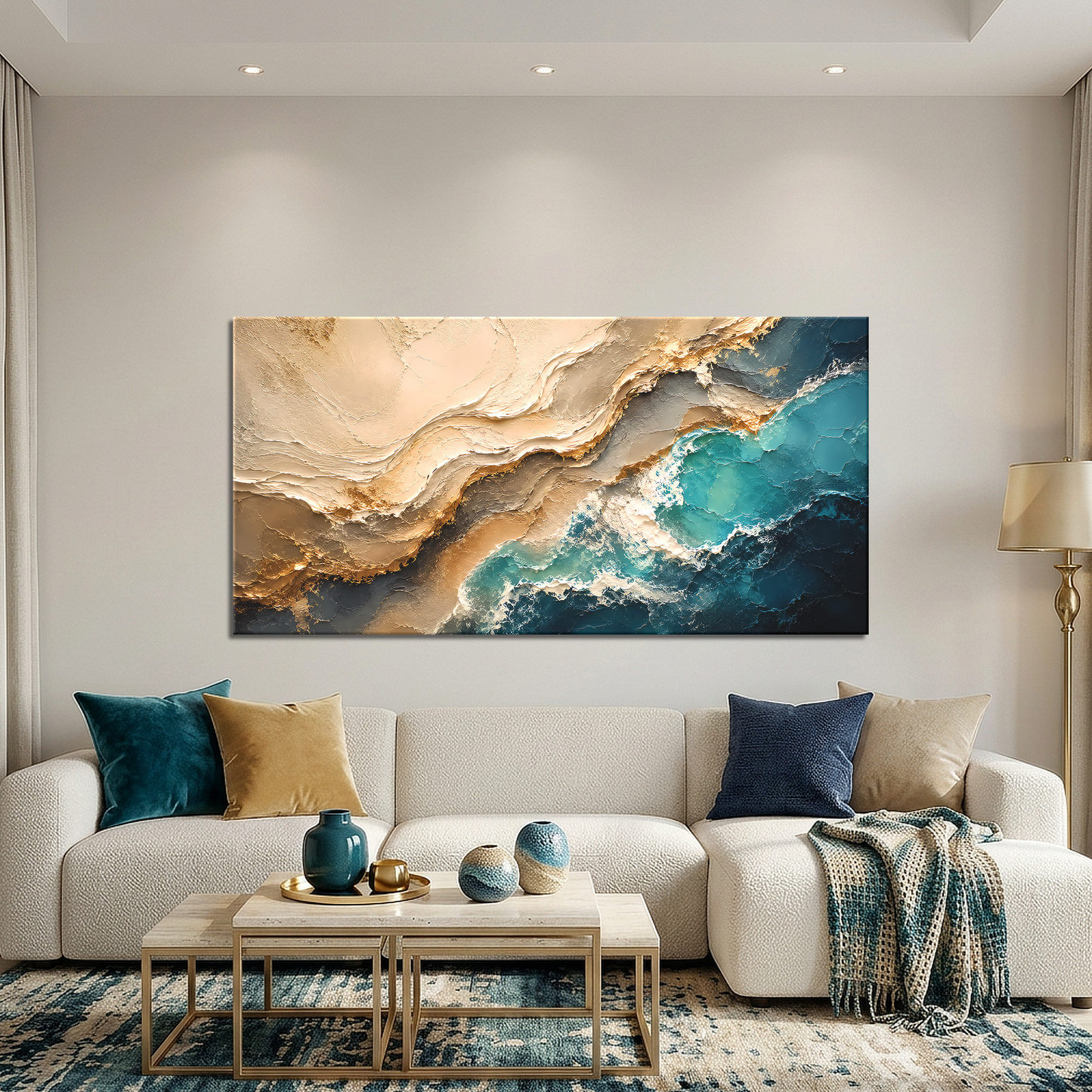 Coastal Marble Flow