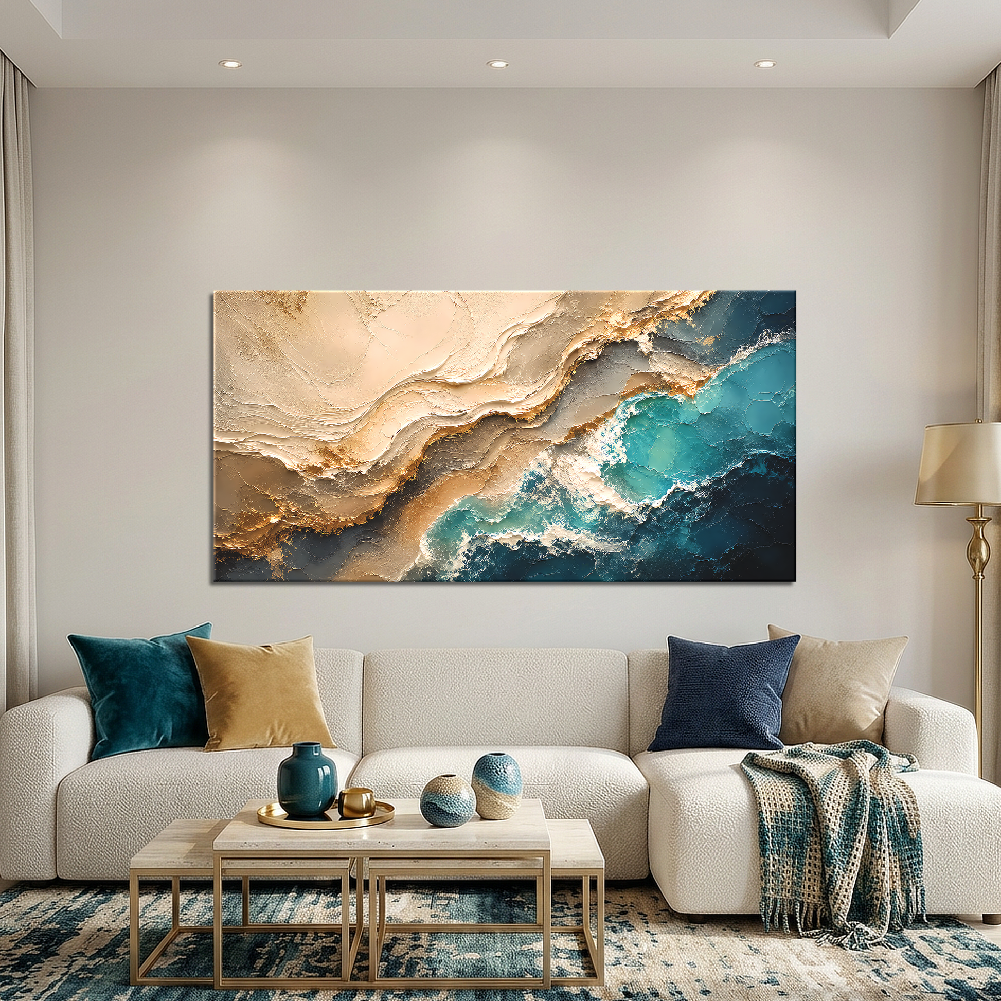 Coastal Marble Flow