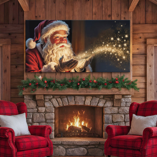 Vintage Santa Claus Christmas Wall Art II