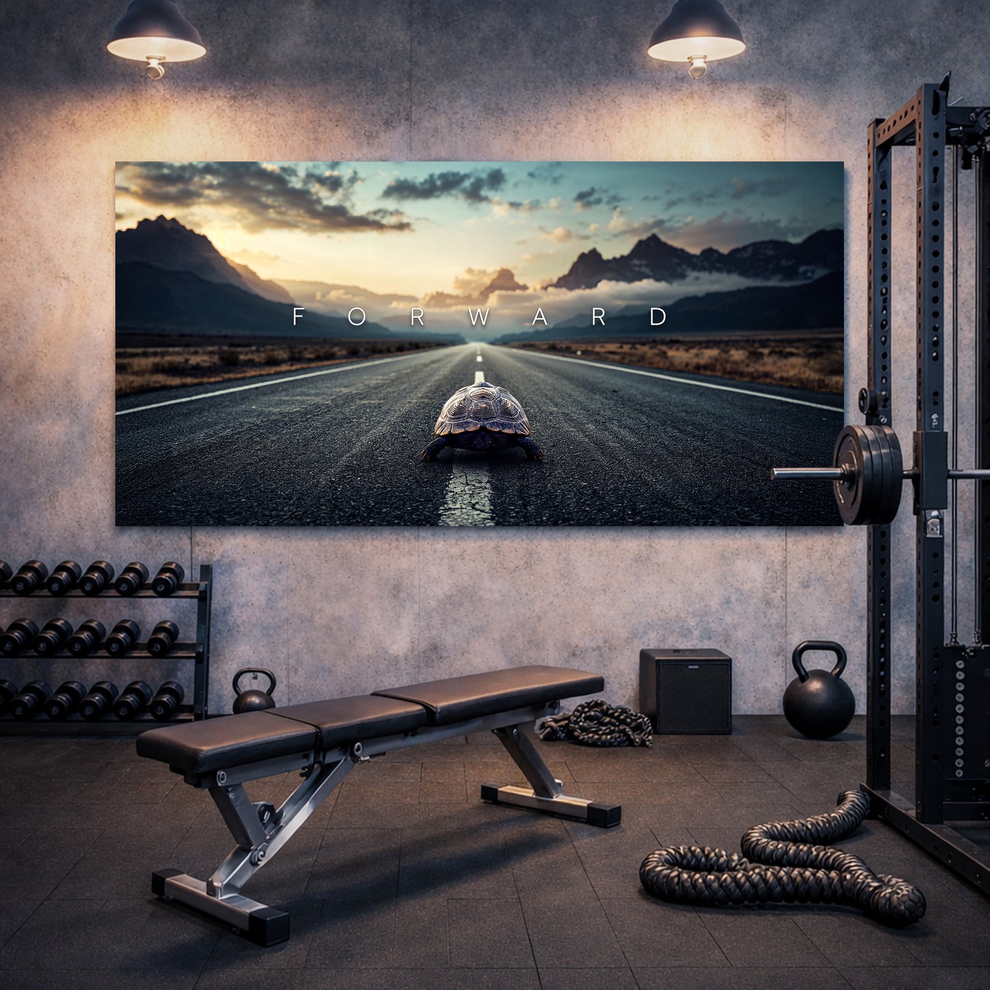 Forward Motivational Wall Sign