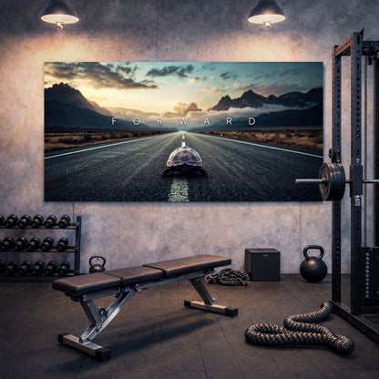 Forward Motivational Wall Sign