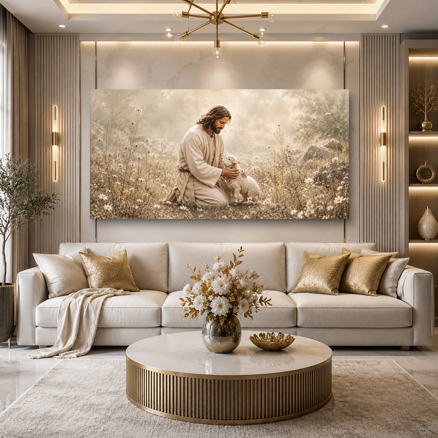 The Good Shepherd's Embrace