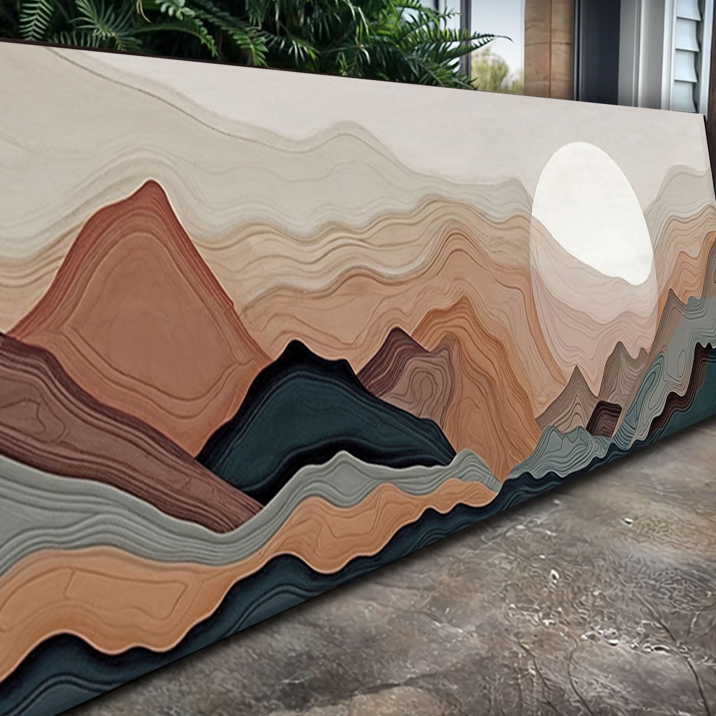 Abstract Mountains Landscape Wall Art