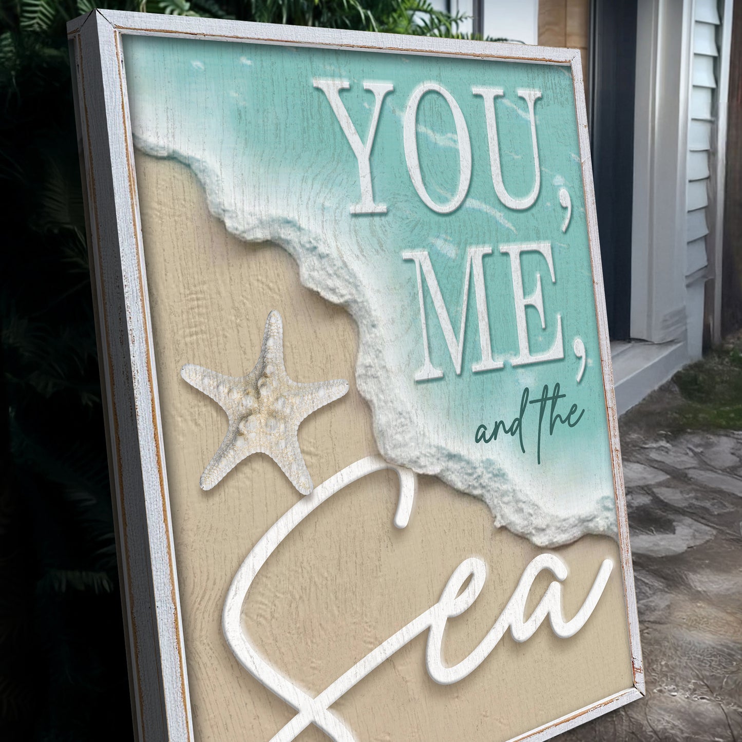 You Me and the Sea Coastal Sign VI