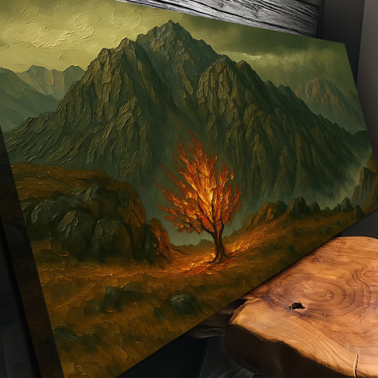 Burning Bush - Faith Wall Art III