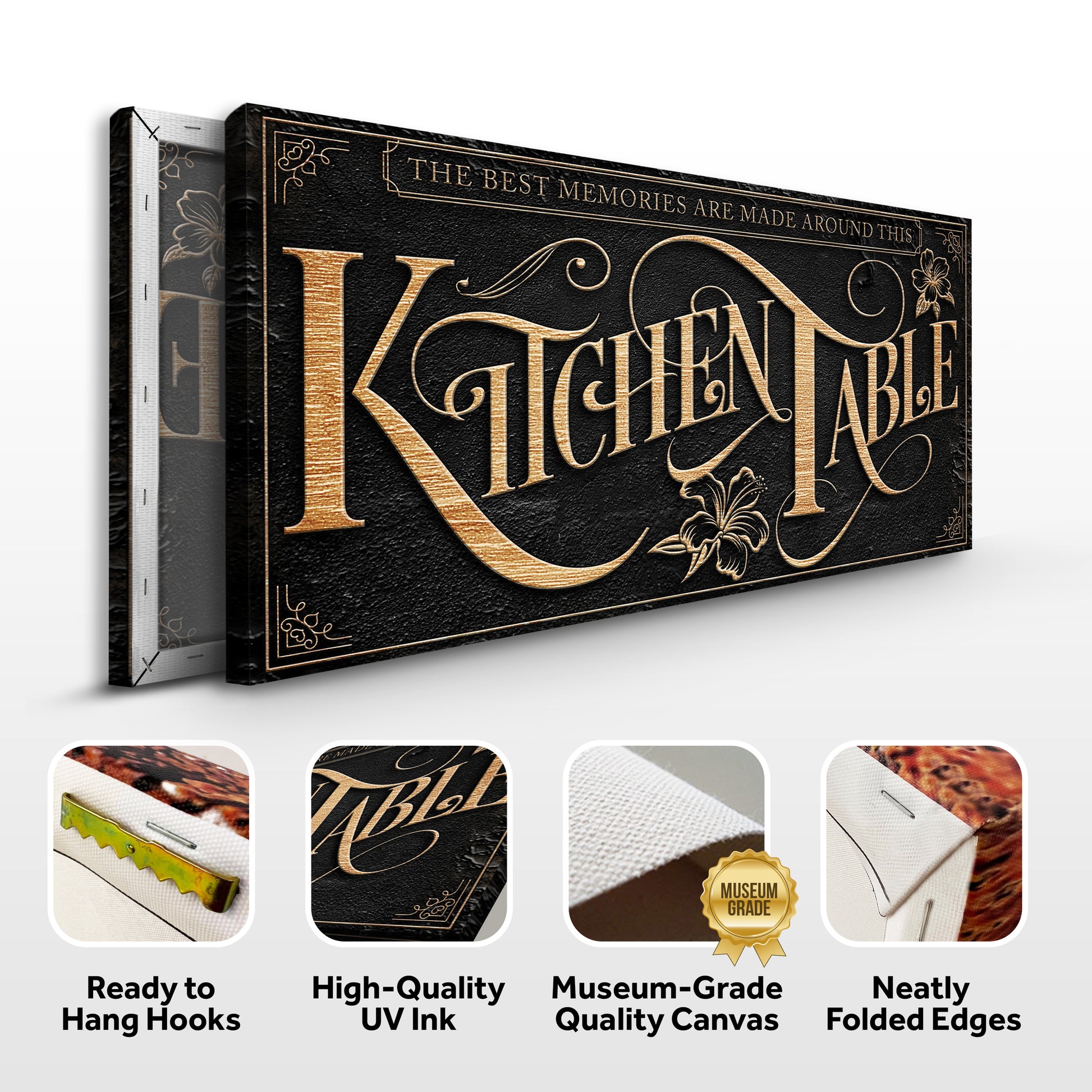 Kitchen Table Sign Specs - Image by Tailored Canvases