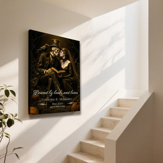 Book Lovers Halloween Wall Sign