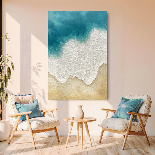 Pastel Waves Abstract Wall Art