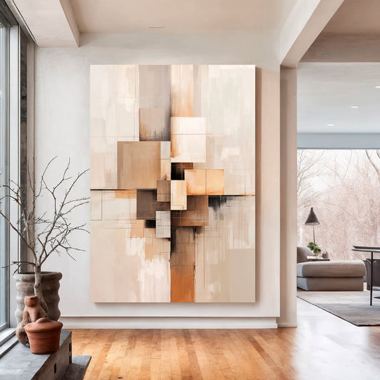 Neutral Abstract Wall Art