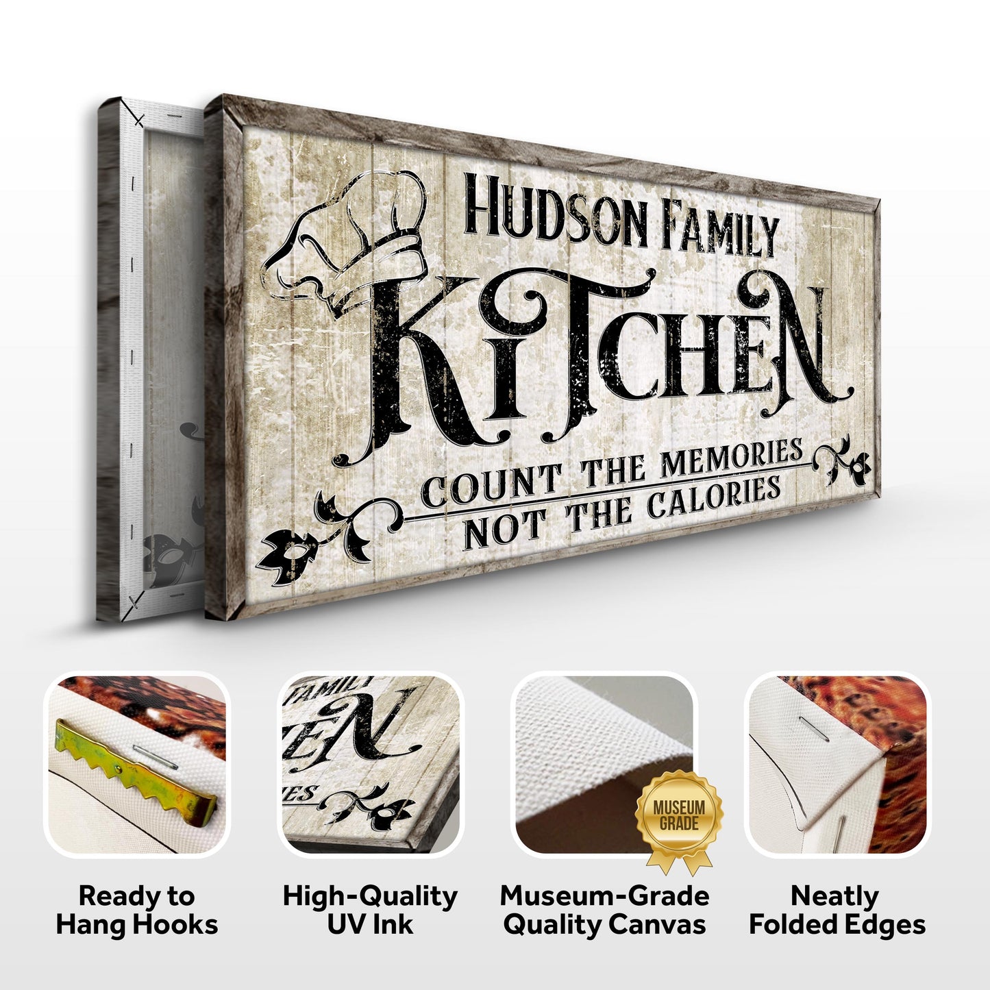 Kitchen Sign X Specs - Image by Tailored Canvases