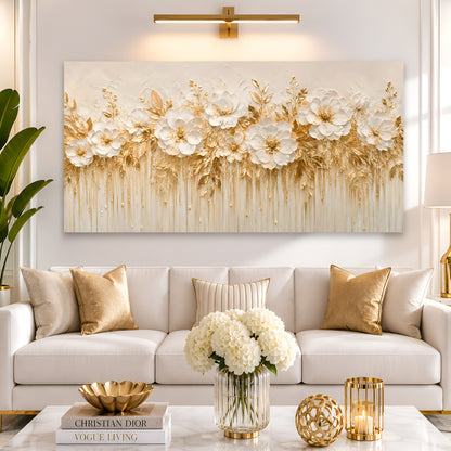 Ivory Blossom Symphony Wall Art