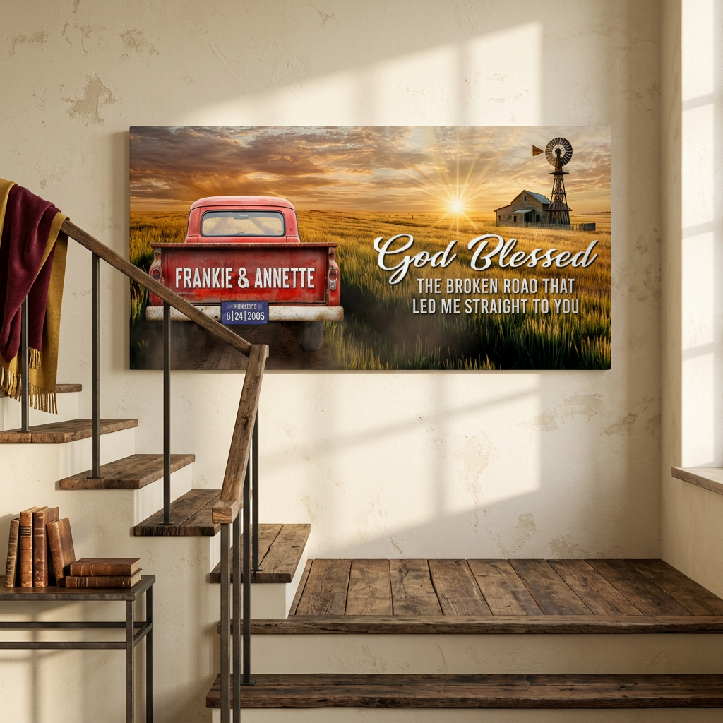 God Bless the Broken Road That Led Me to You Sign test